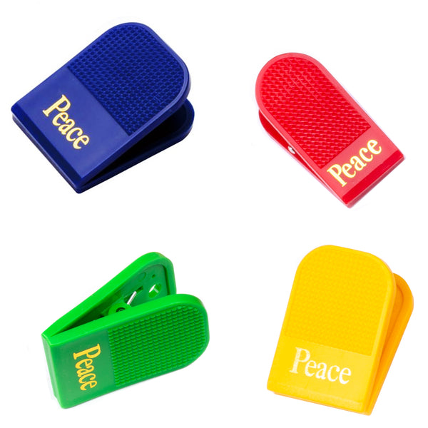 Coloured Clips - Peace