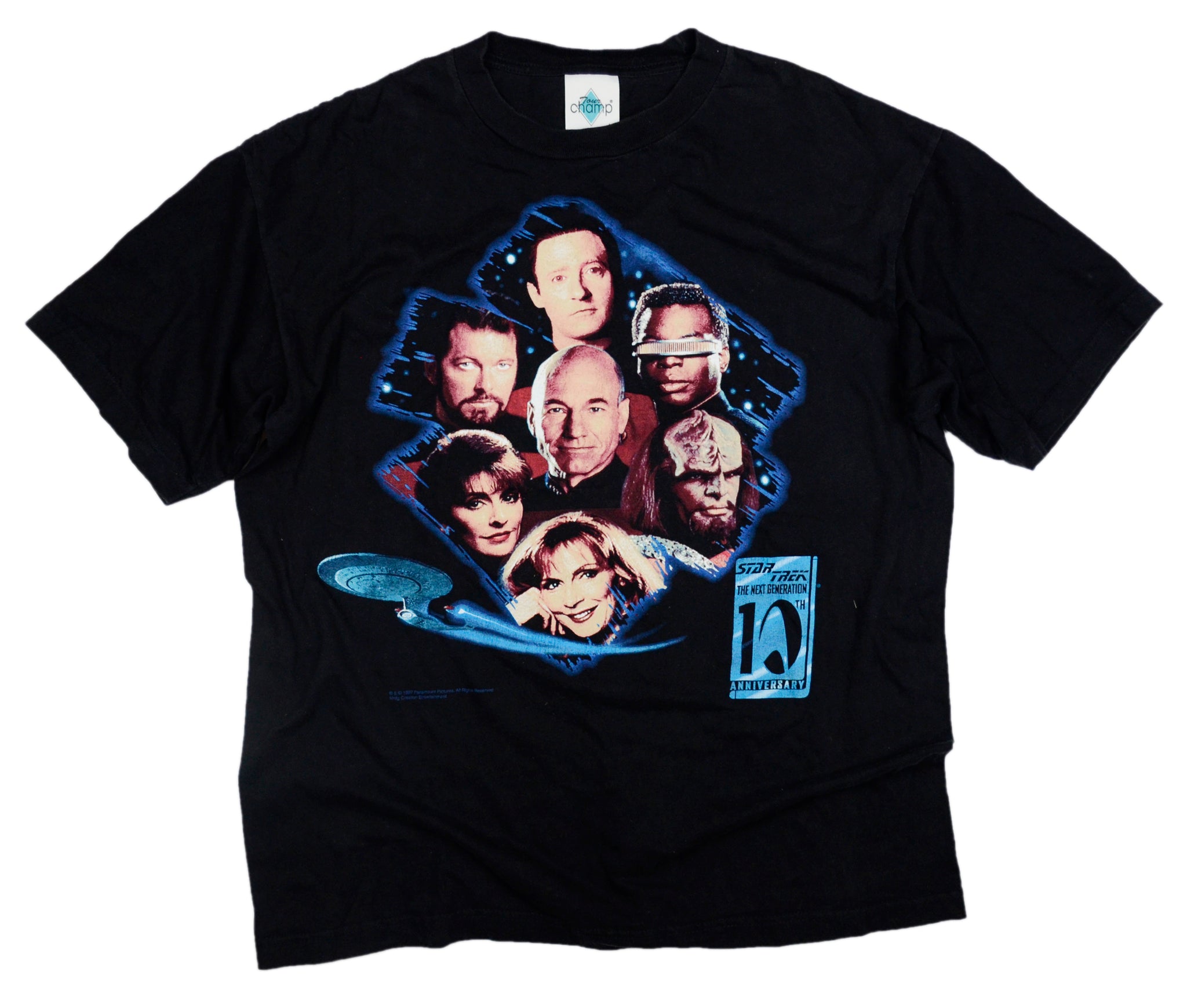 Vintage Star Trek 10th Anniversary T-Shirt (1997)